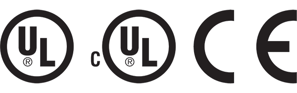 UL cUL CE Certifications