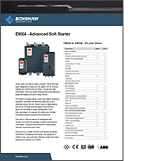 Benshaw EMX4 Advanced Soft Starter Data Sheet