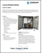 Benshaw Clean Power Drives Data Sheet